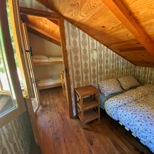 wooden cabin